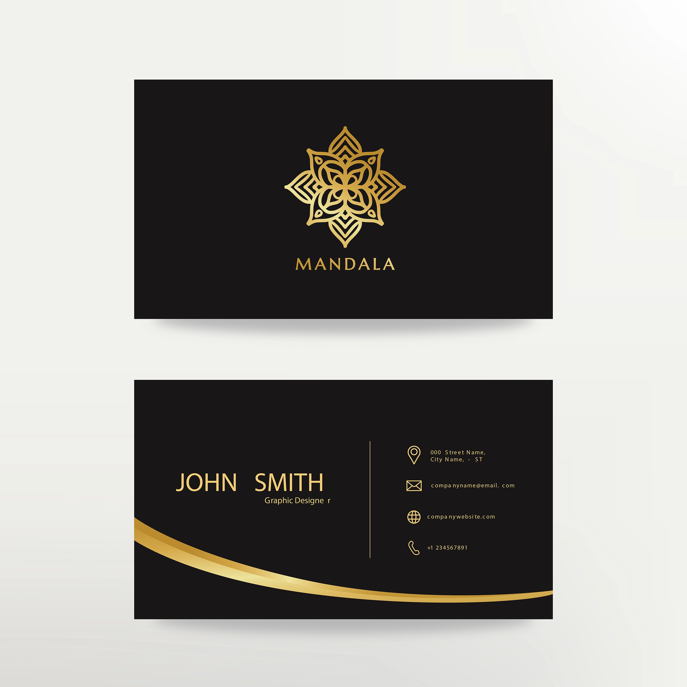 Luxury Card Gold Foil a2